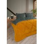 ETE HOMETEX ÇİFT KİŞİLİK LÜX WELSOFT YORGAN SETİ 195X215CM YANSIMA HARDAL 8696474231870